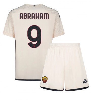 Maillot de foot AS Roma Tammy Abraham #9 Extérieur enfant 2023-24 Manches Courte (+ pantalon court)